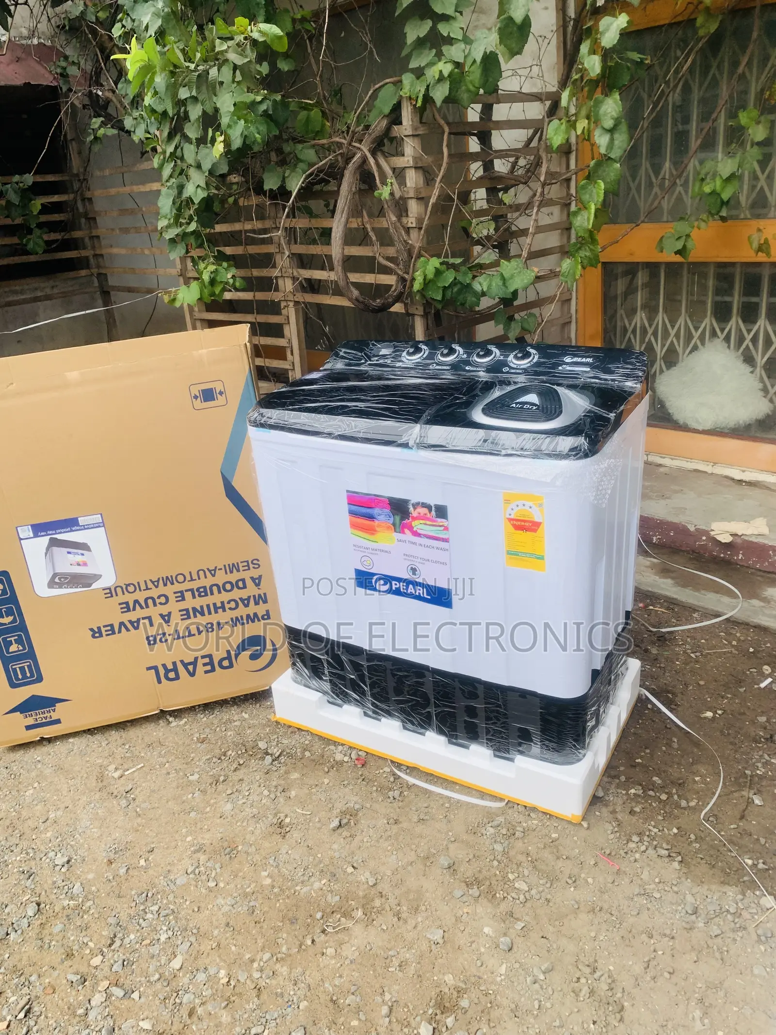 Pearl 18kg Twin Tub Semi-Automatic Washing Machine