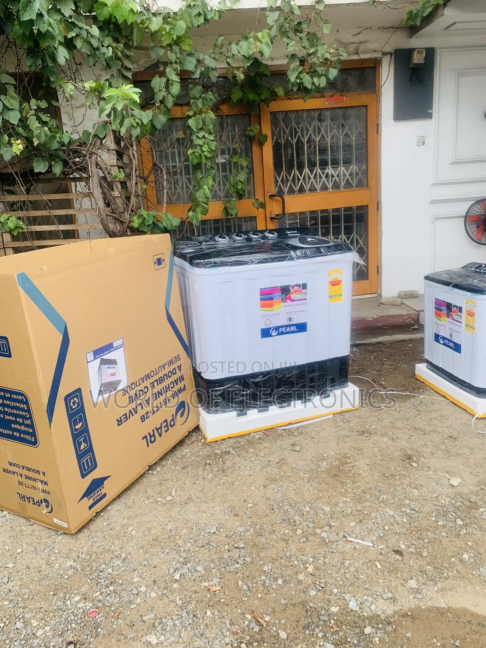 Ultra Modern 18kg Top Load Twin Tub Semi Automatic Pearl