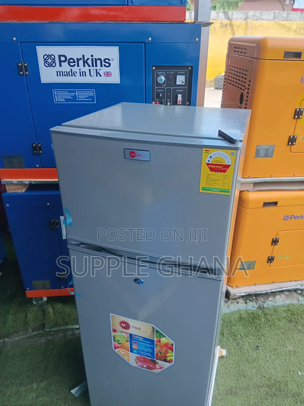 H&A Double Door Refrigerator Superior Quality, Powerful Cooling Model