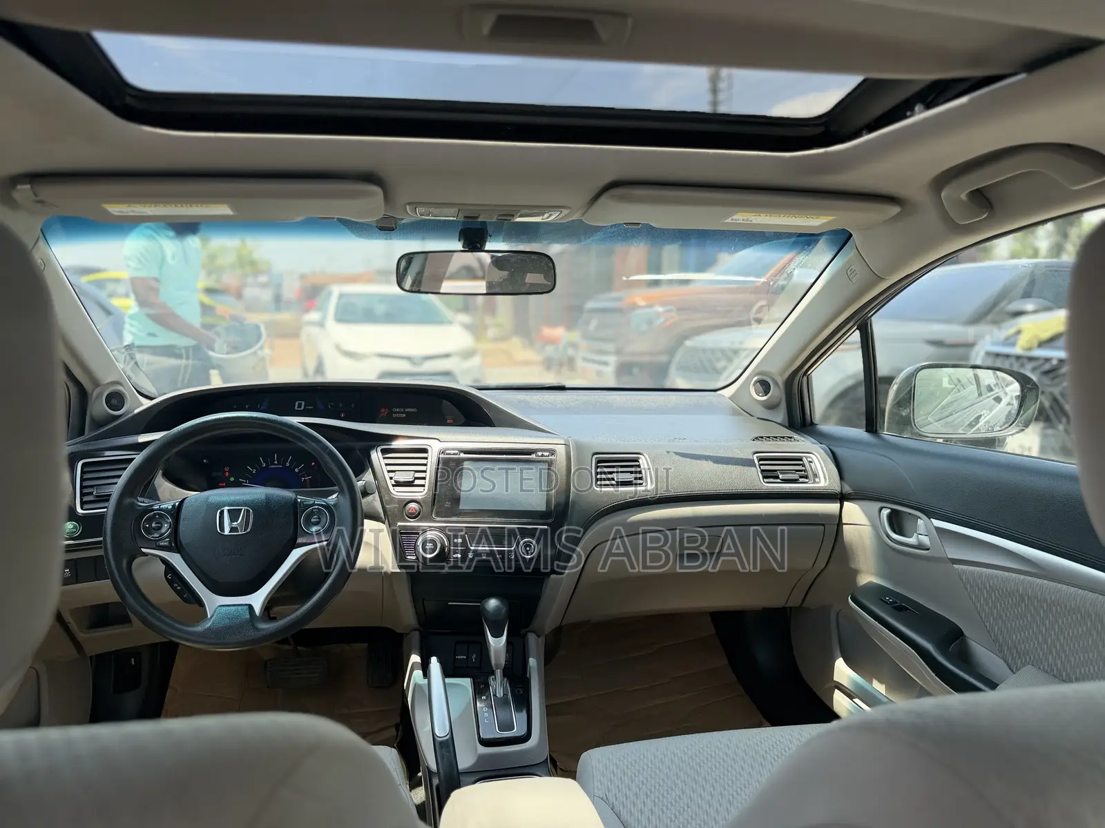 Honda Civic EX 2dr Coupe (1.8L 4cyl 5M) 2015 Gray