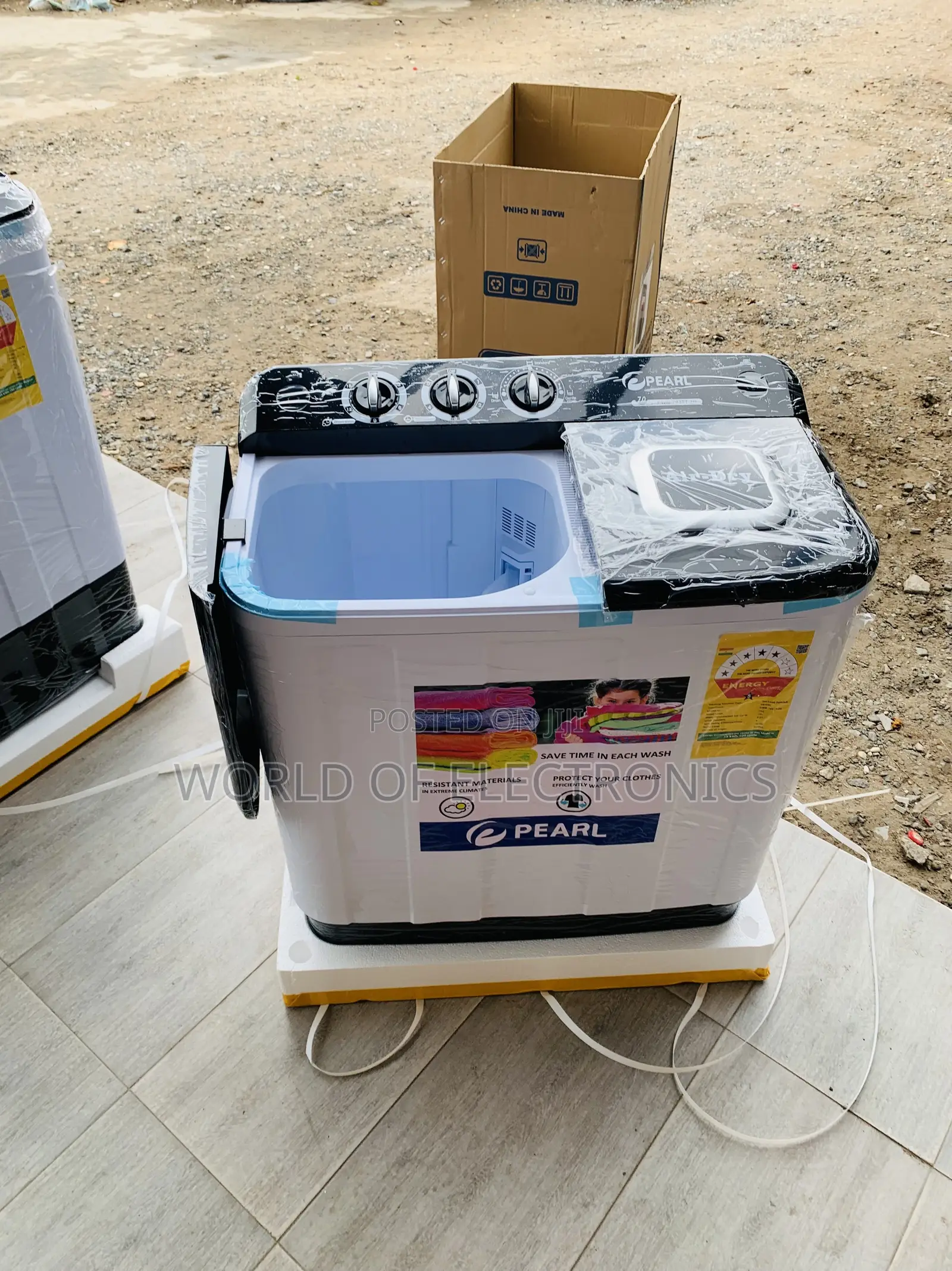 Zealous Sleek 7kg Top Load Twin Tub Pearl White