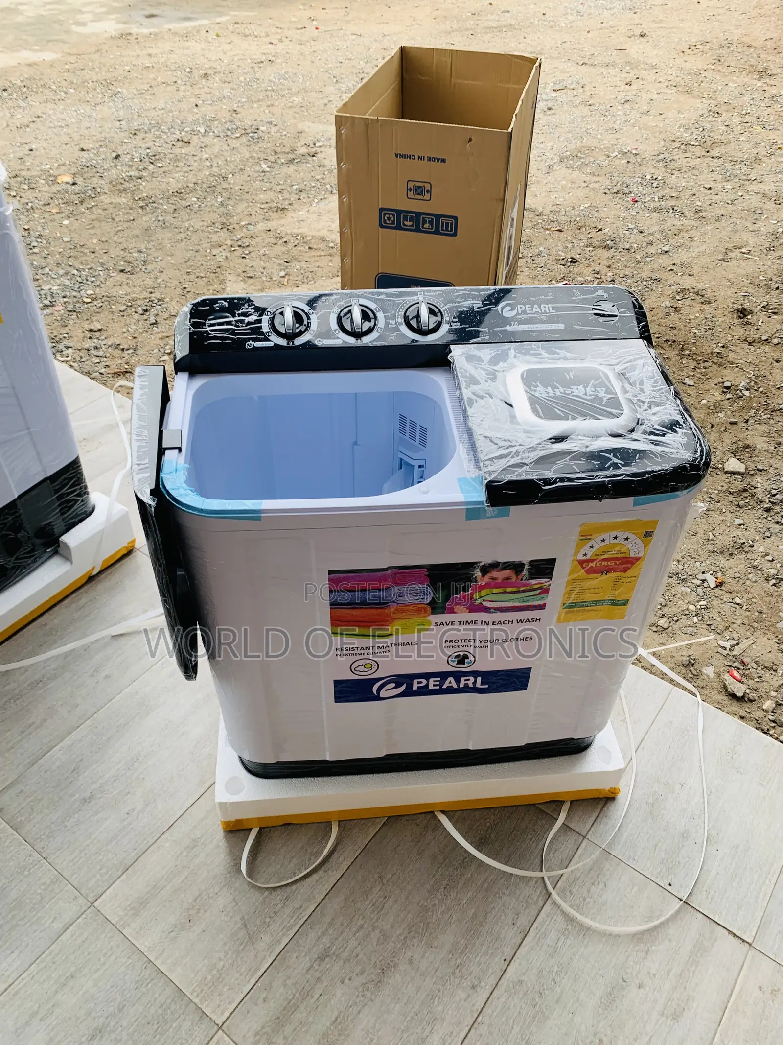 Zealous Sleek 7kg Top Load Twin Tub Pearl White