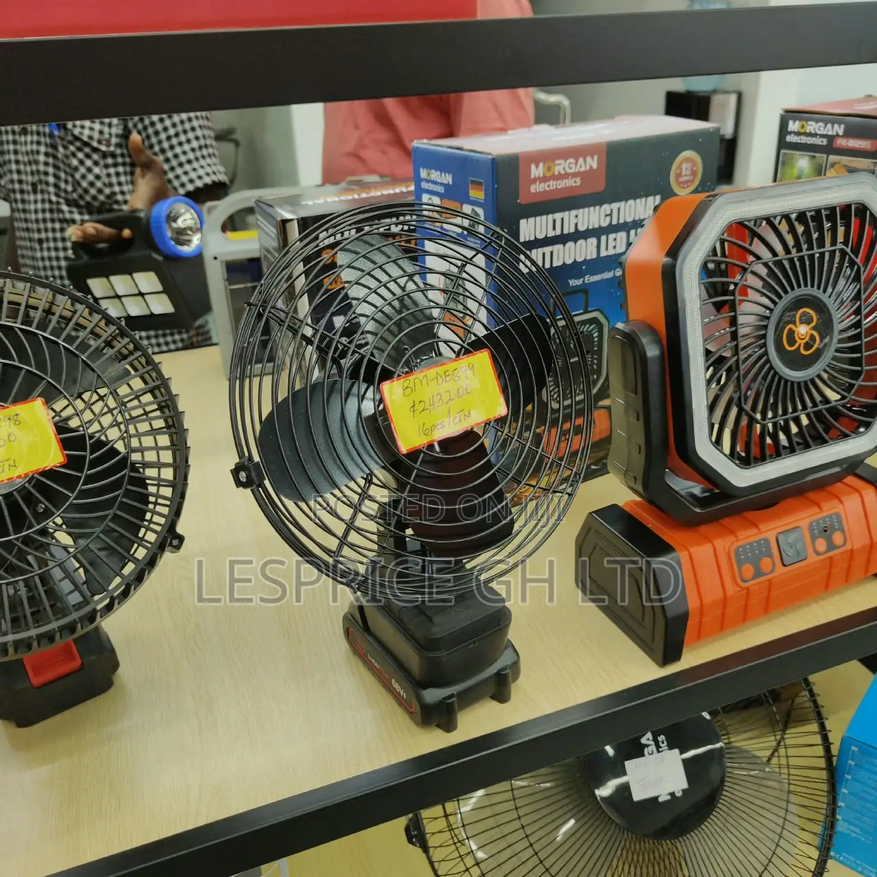 Promo Promo on Our Coolest Cordless Rechargeable Heavy Duty Desk-Fan