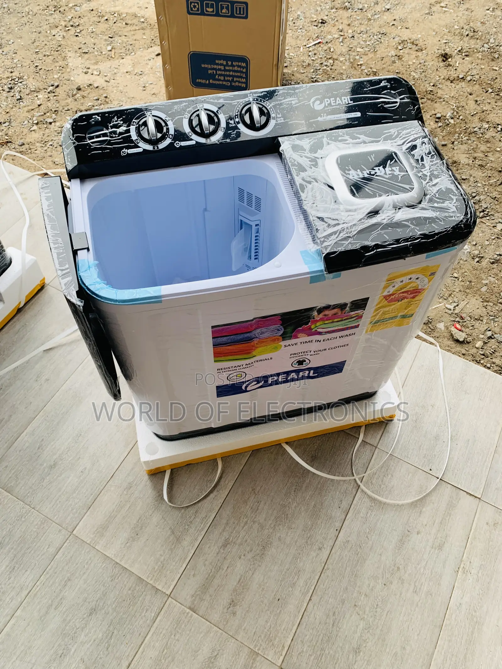 Place Your Order Pearl 7kg Twin Tub Semi Auto Washing Machine PWM-70TT