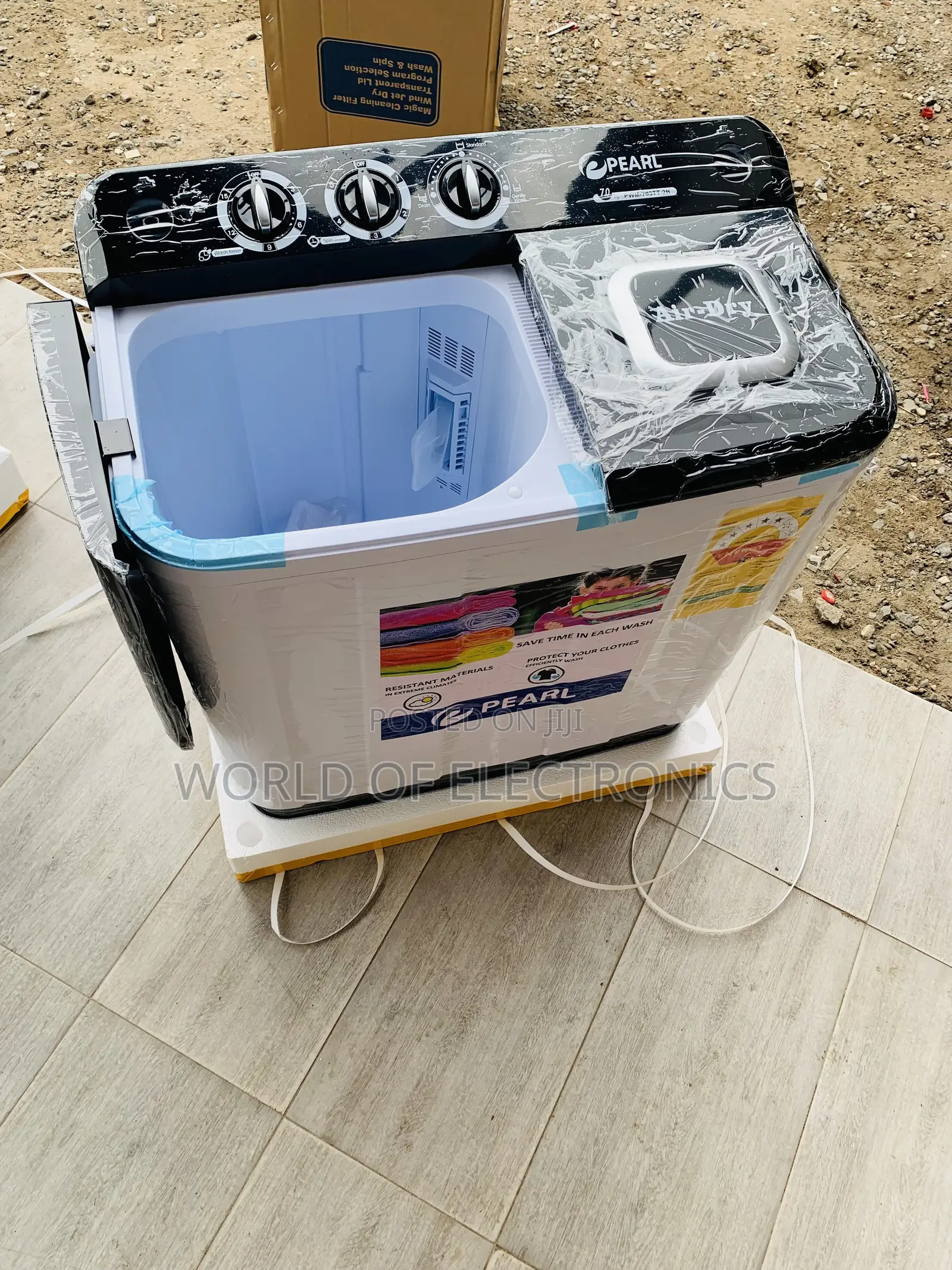 Place Your Order Pearl 7kg Twin Tub Semi Auto Washing Machine PWM-70TT