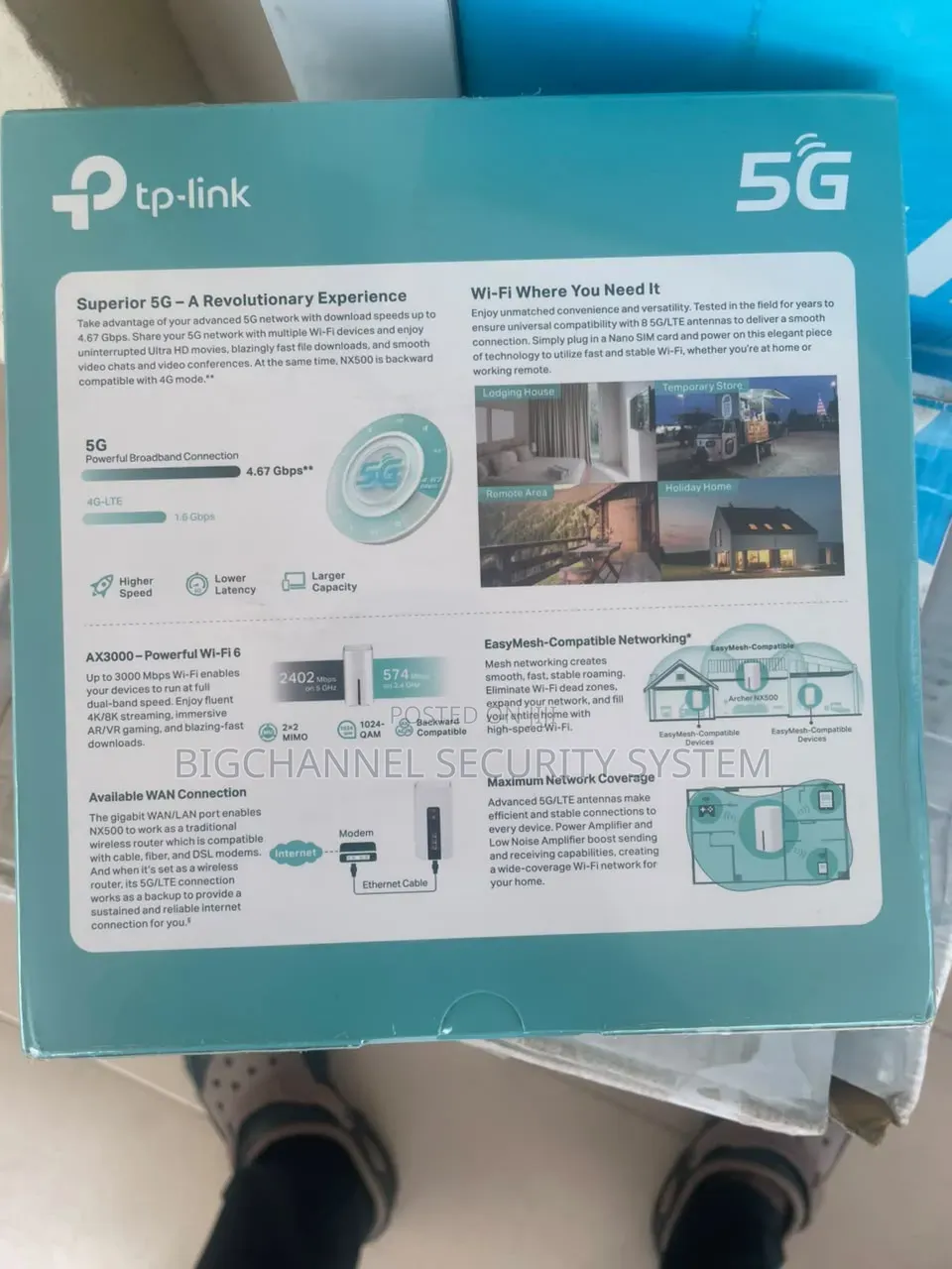 tp.link 5g Cpe Router Ax3000 Dual Band Wi-Fi