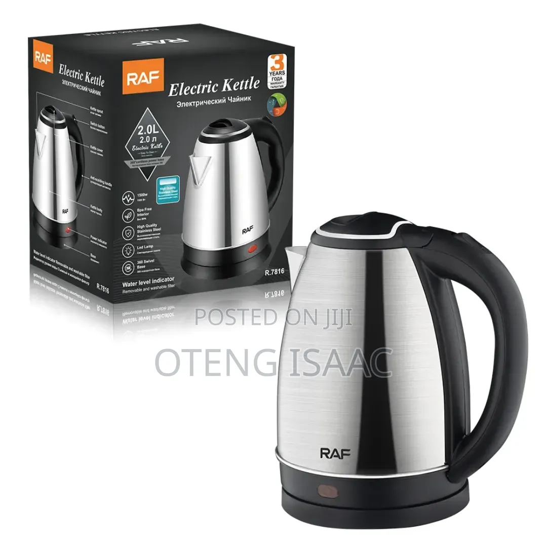 RAF 2.0L Stainless Steel Fast-Boil Electric Kettle