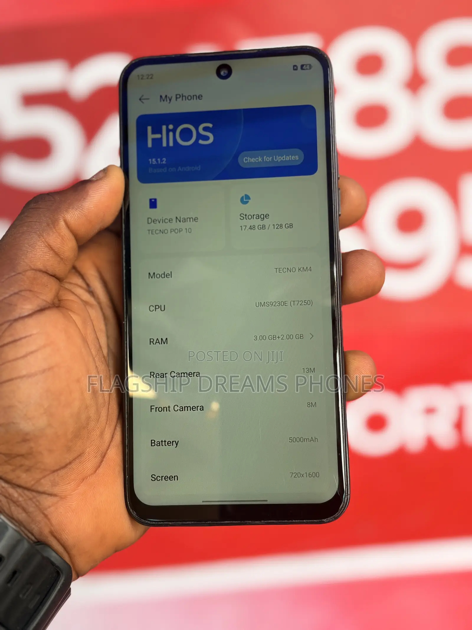 Tecno Pop 10 128 GB Black