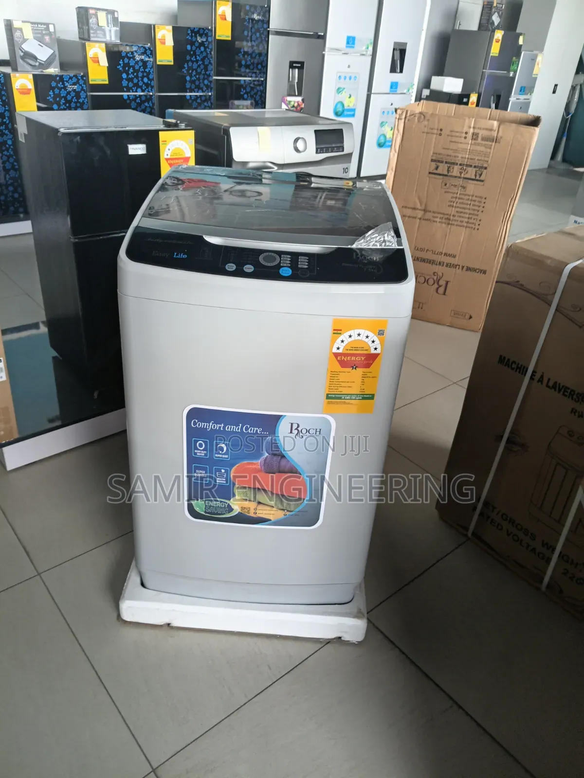 Roch 7kg Top Load Automatic Washing MachineSleek Grey | RWM-07TL-J(GY)