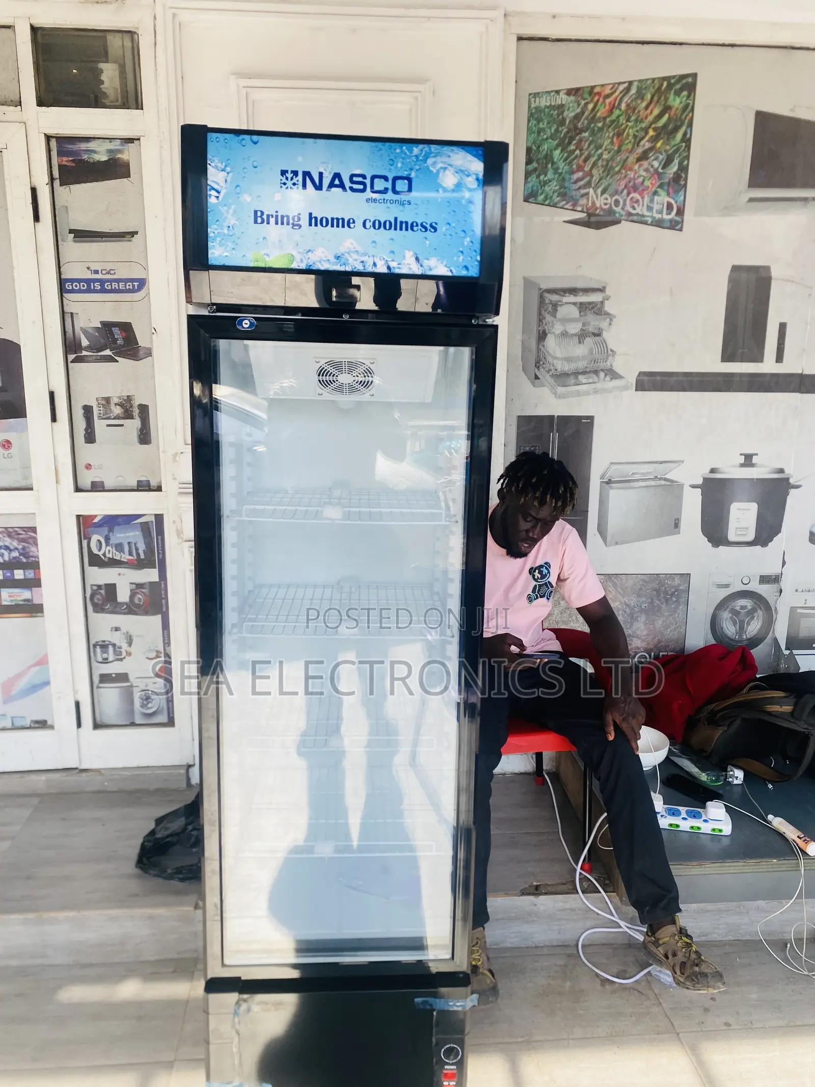 Supreme Nasco-298-LTRS-Display-Fridge-Nas-Fl360-1dr