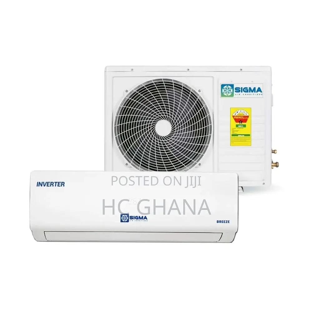 Sigma 1.5,2.0 & 2.5HP Split AC R32 Inverter Breeze Series White