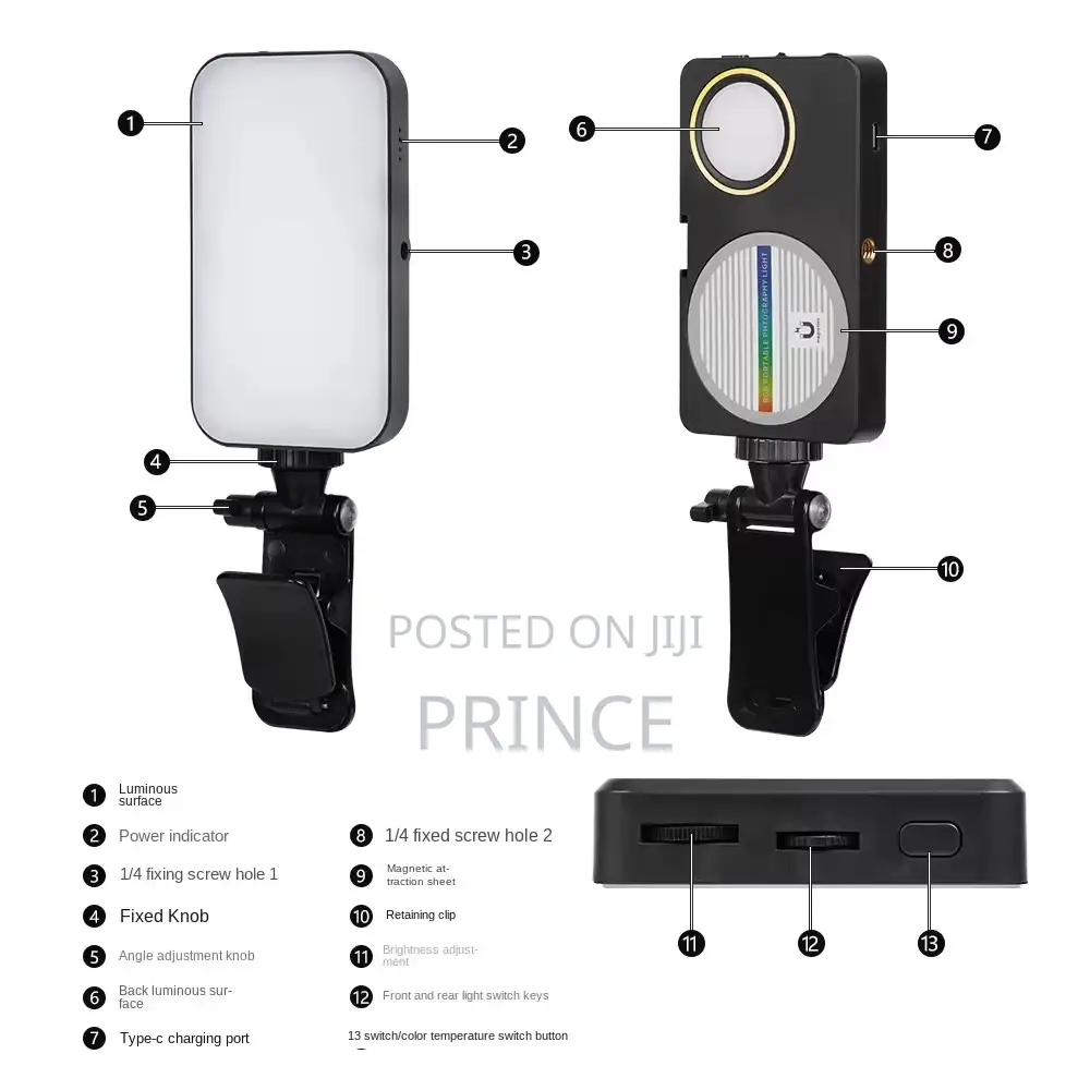 N19 LED Light (Pro 3 Colour )