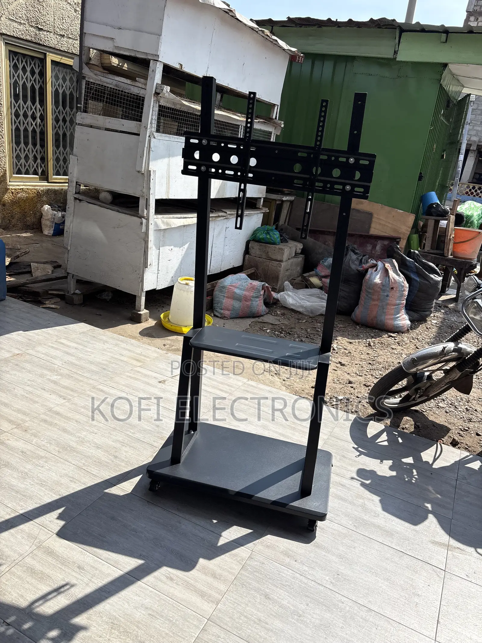 Professional Accessory -Mobile TV Stand Adjustable Floor Stand 32-100