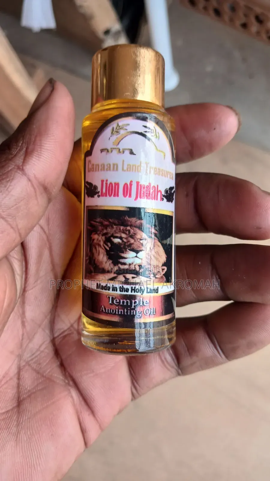 Canaan Land Treasures Oil - Lion of Judah