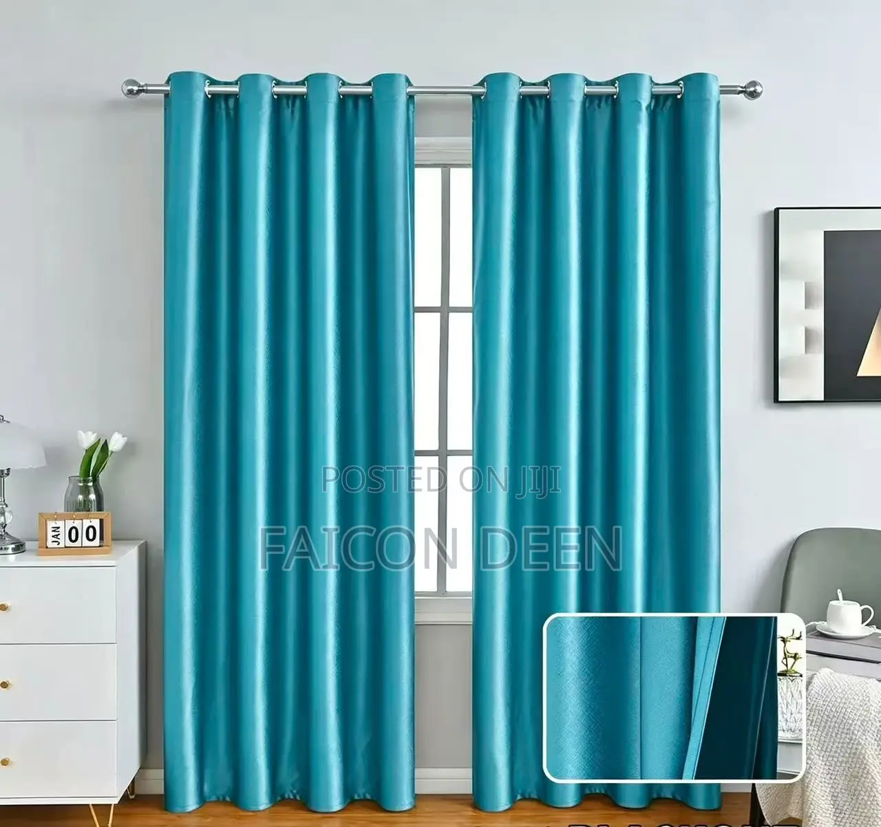 Long Lasting Quality ;Superior Modern Total Black Out Curtains