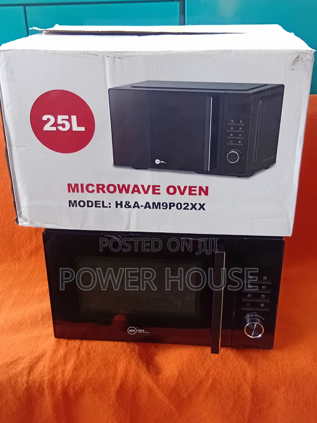 H&A 25L Microwave – Quick Heating for Every Meal
