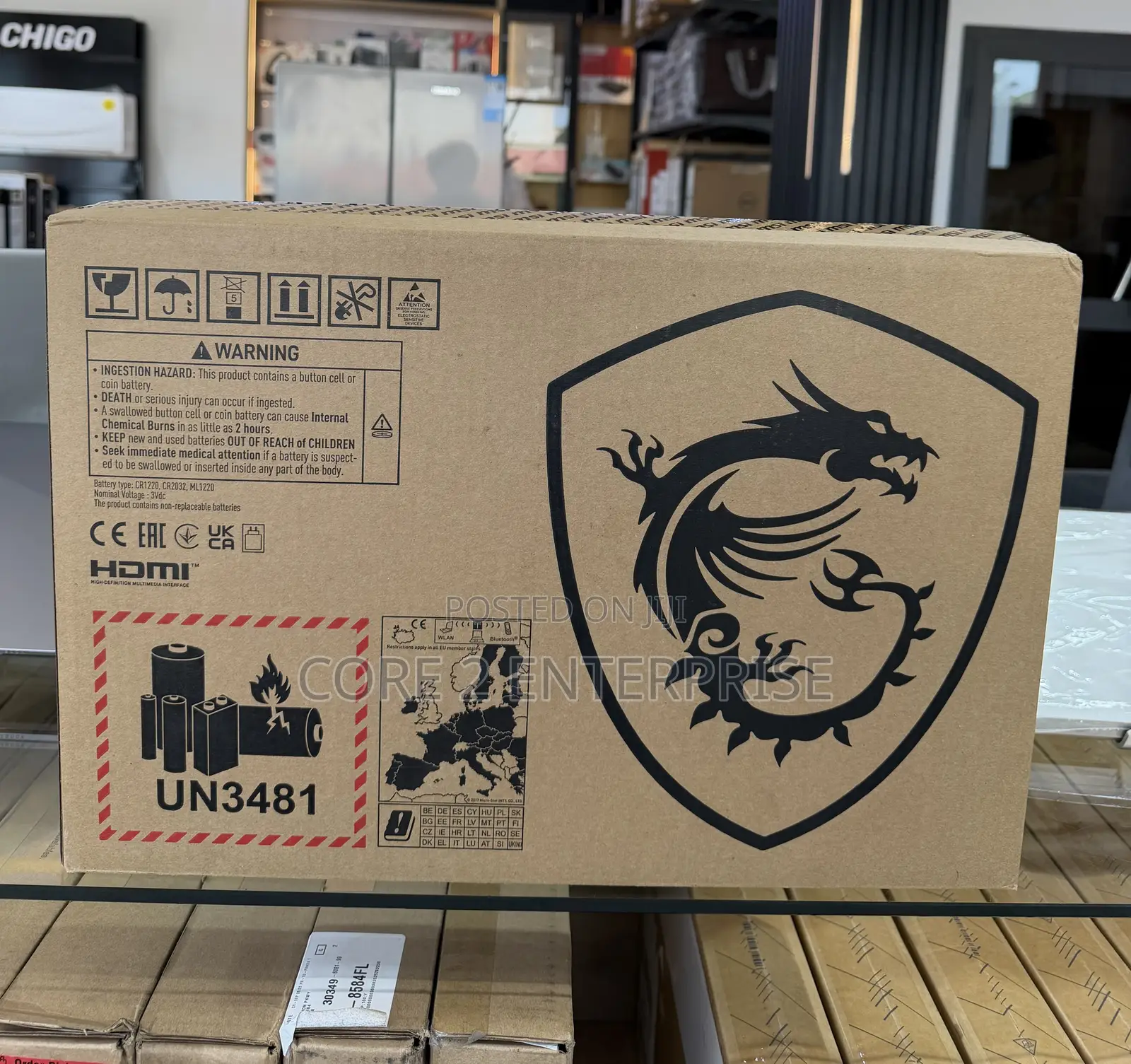 New Laptop MSI Stealth 16 AI Studio 32GB Intel Core Ultra 9 SSD 1T