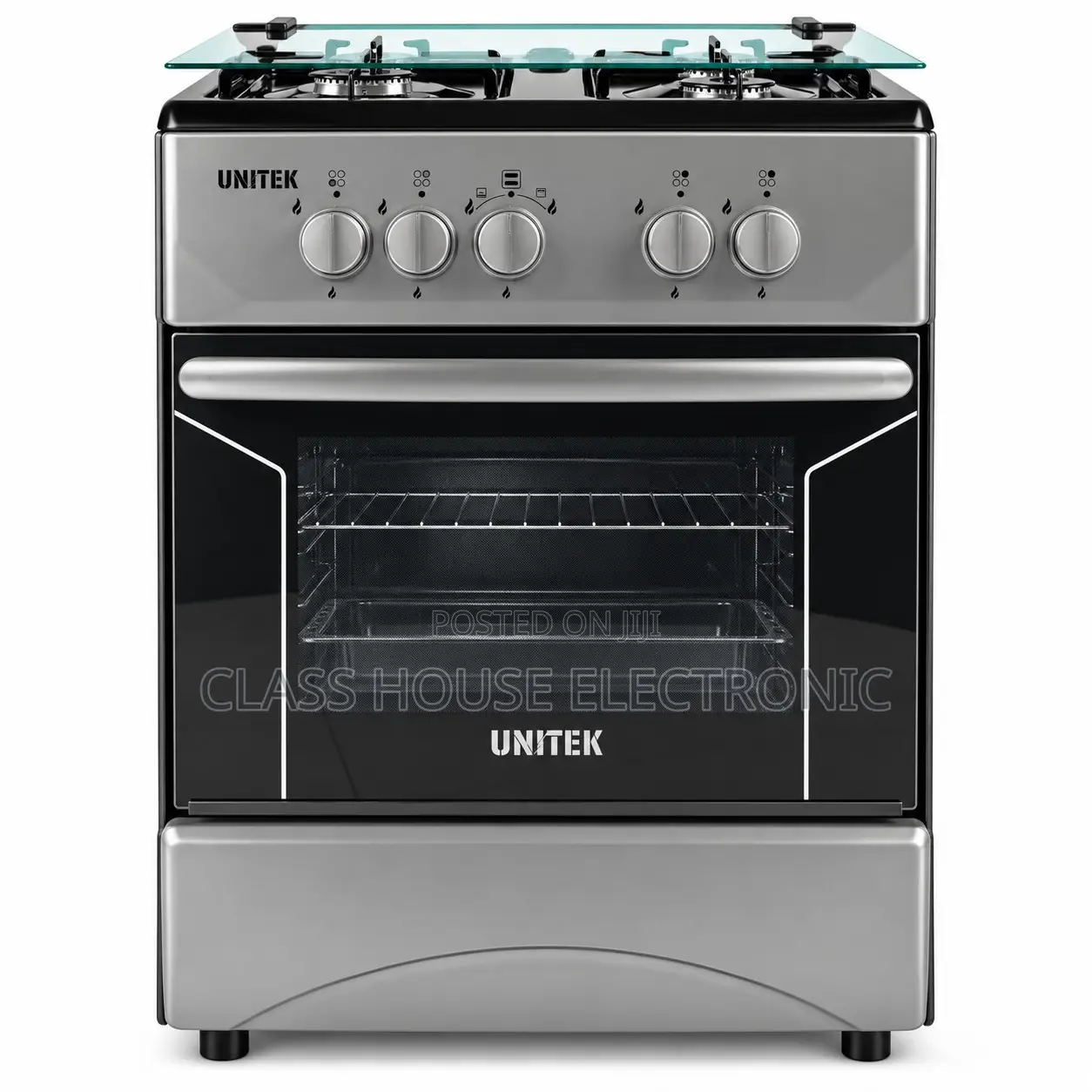Unitek 4 Burner Elegance FS 57X57cm Gas Cooker