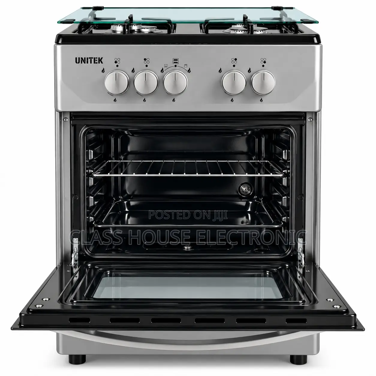 Unitek 4 Burner Elegance FS 57X57cm Gas Cooker