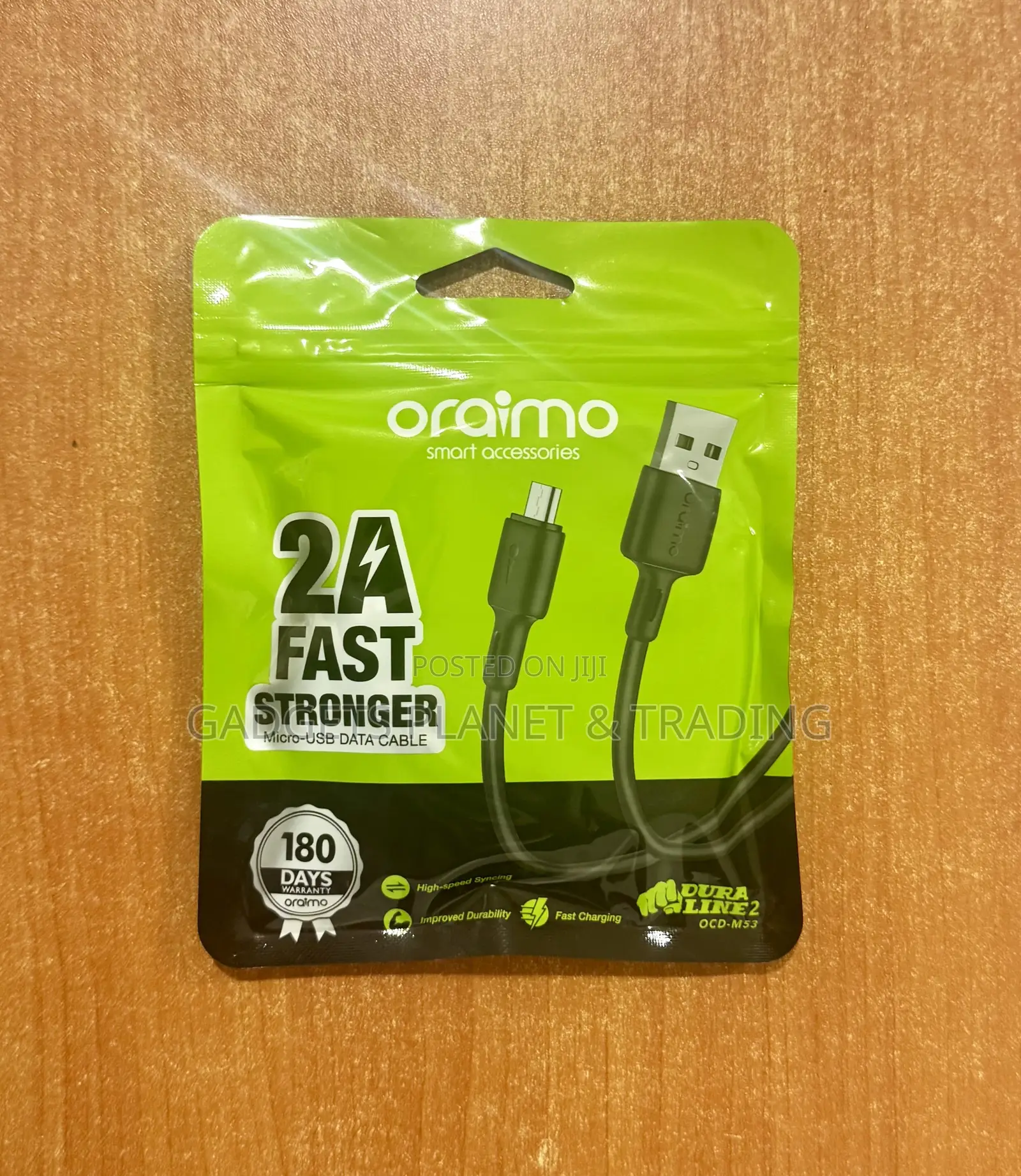 Oraimo RobustLine 2A 1M USB a to Micro-USB Cable | OCD-M53