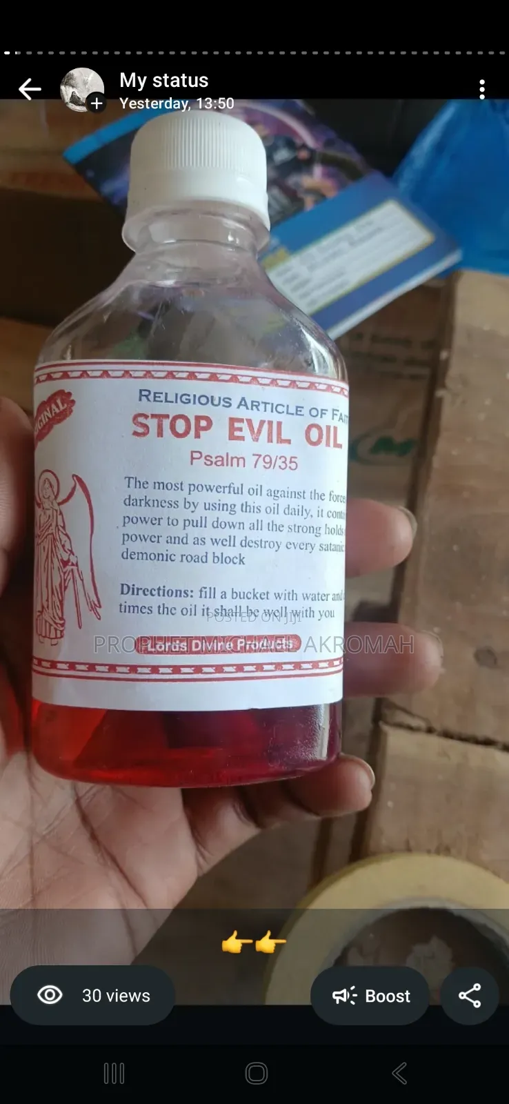 Stop Evil-Back to Sender-Protection-Lucky Star-Love and Attraction Oil