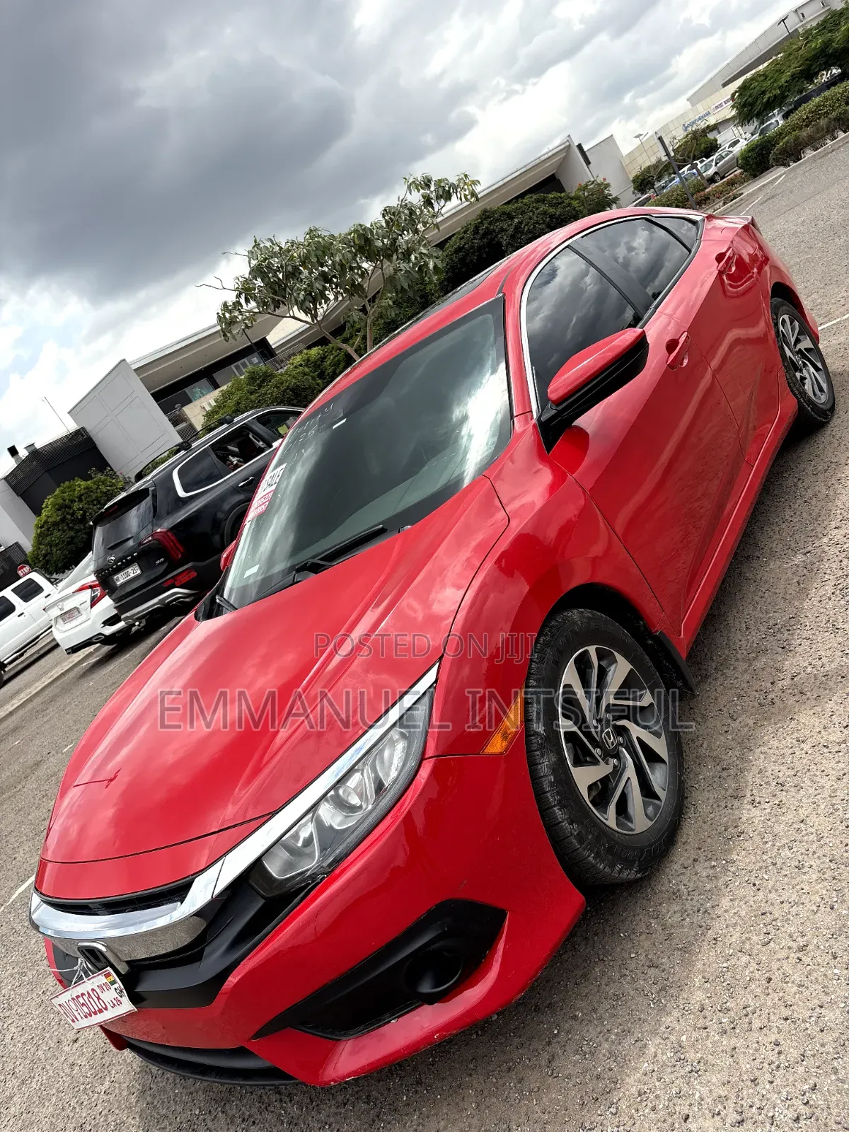 Honda Civic EX 4dr Sedan (2.0L 4cyl) 2017 Red