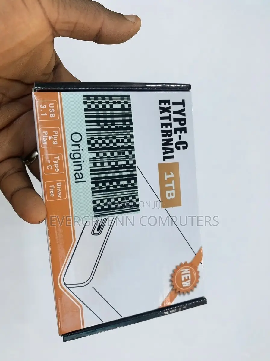 1TB Type C External Hard Drive