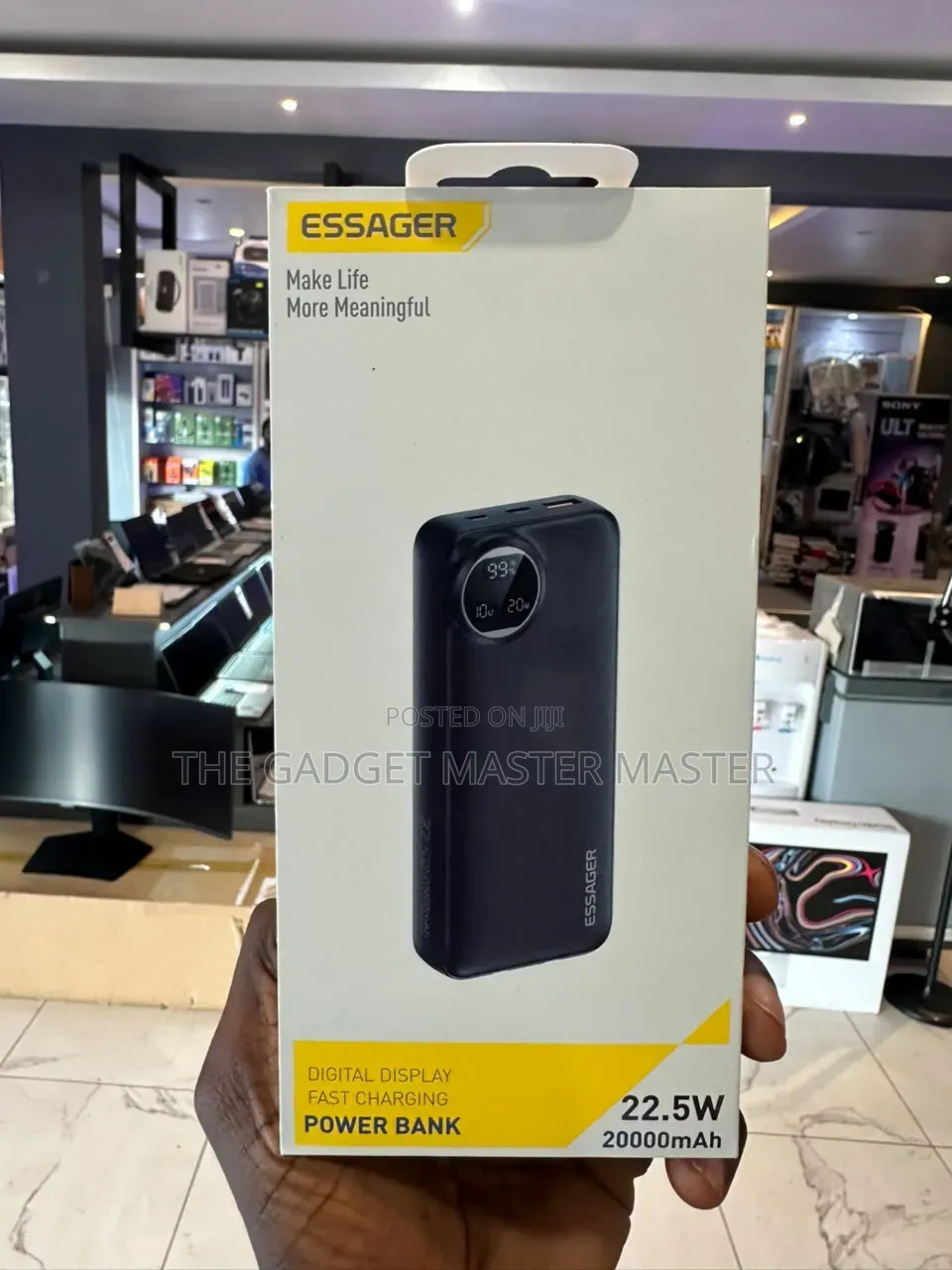 Essager ES-D016 20000mAh 22.5W Fast Charging Powerbank