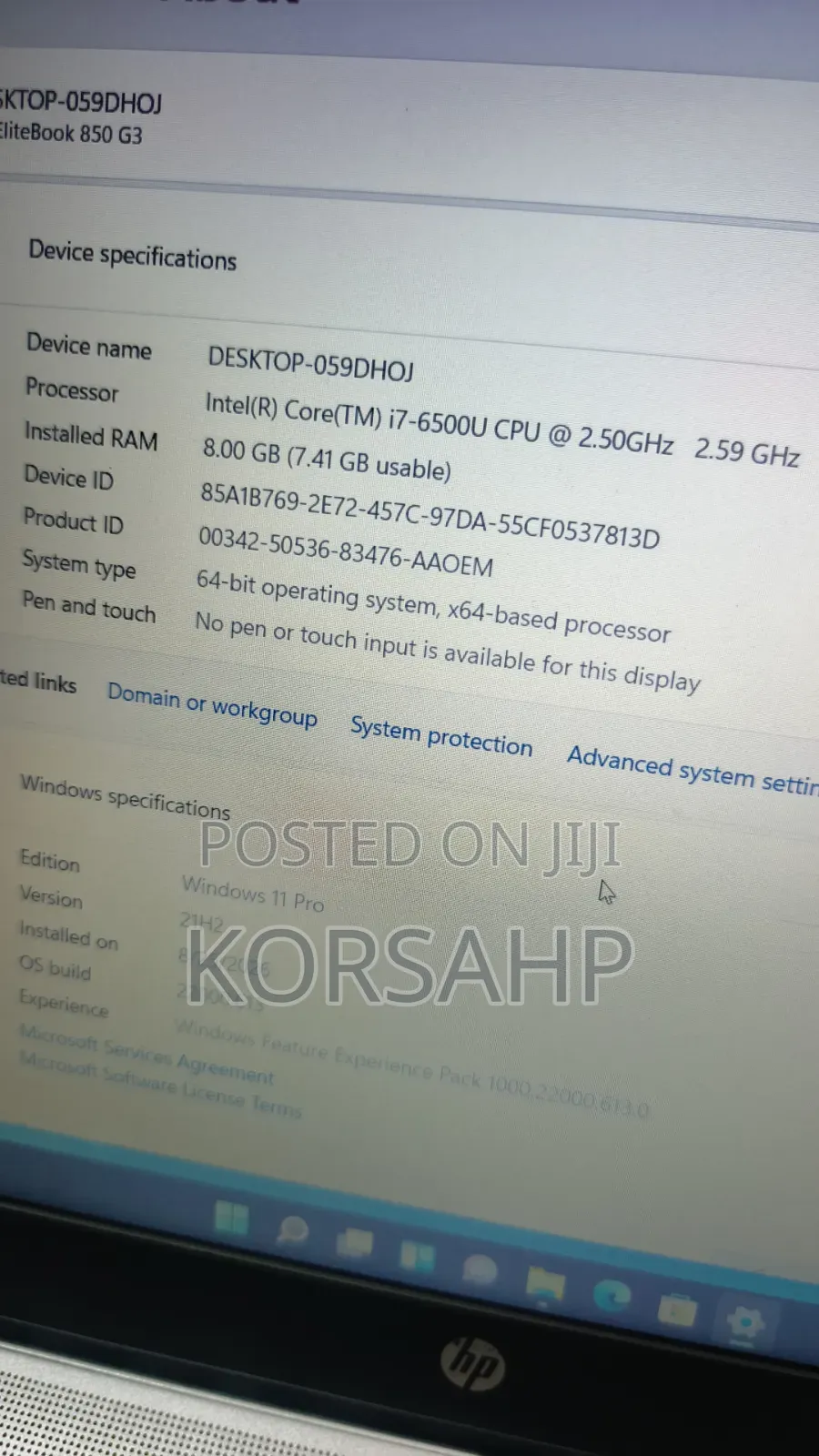 Laptop HP EliteBook 840 G3 8GB Intel Core i7 HDD+SSD 1T