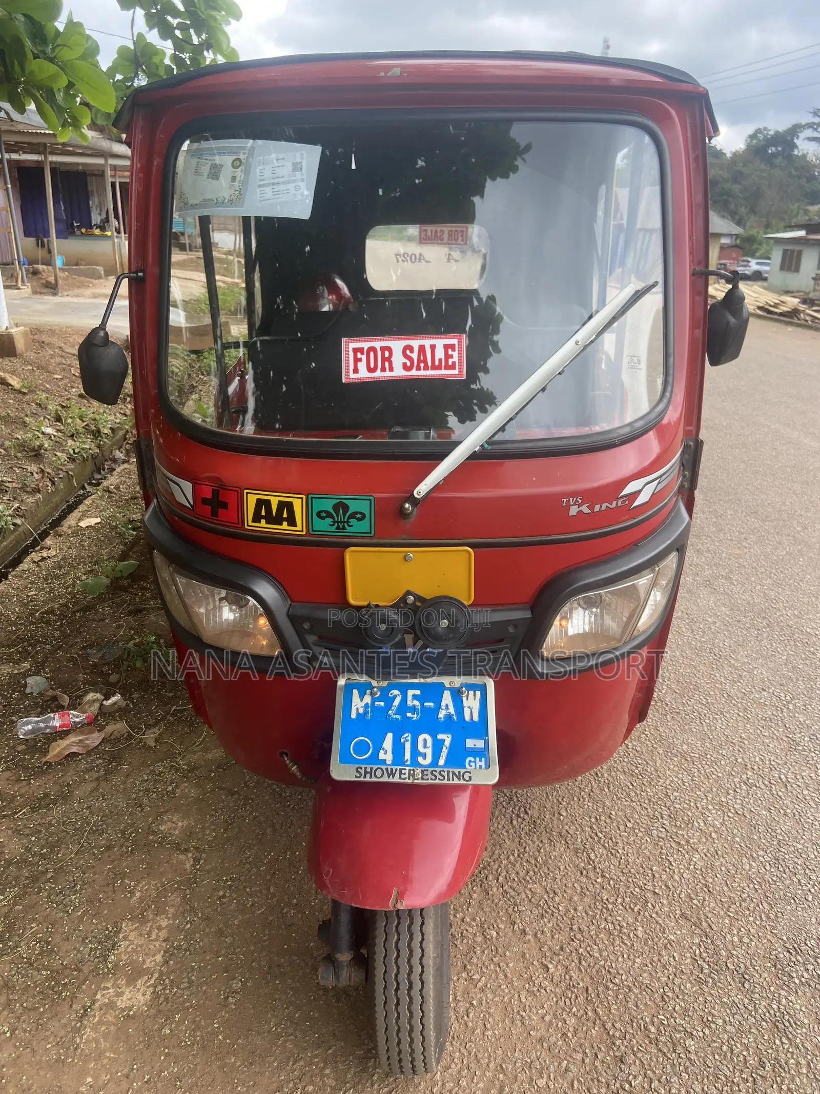TVS King Deluxe Plus iTouch Start 2024 Red