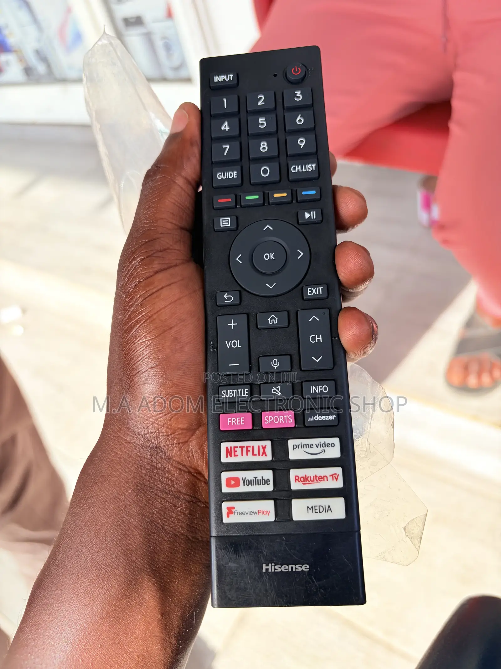 Hisense Smart Android TV Remote With Voice Control