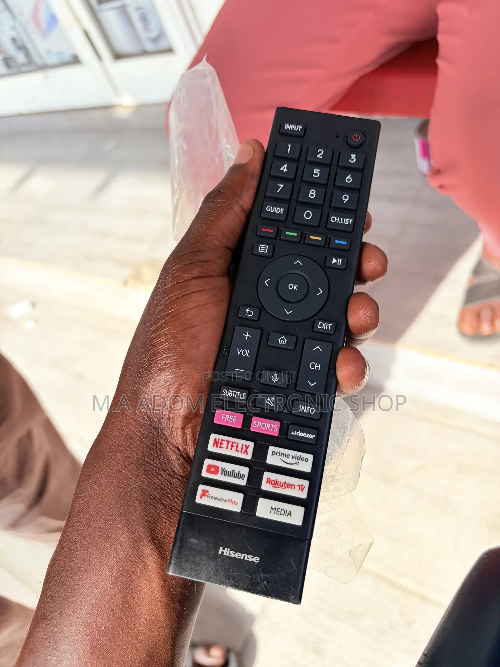 Hisense Smart Android TV Remote With Voice Control