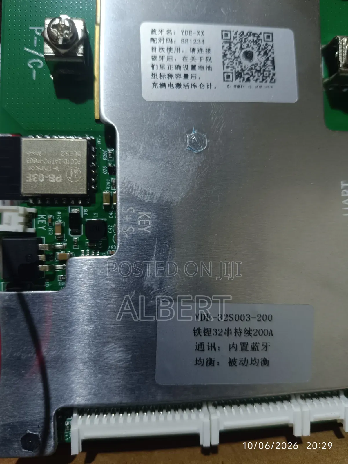 32S BMS 200a for 96v Cell Pack