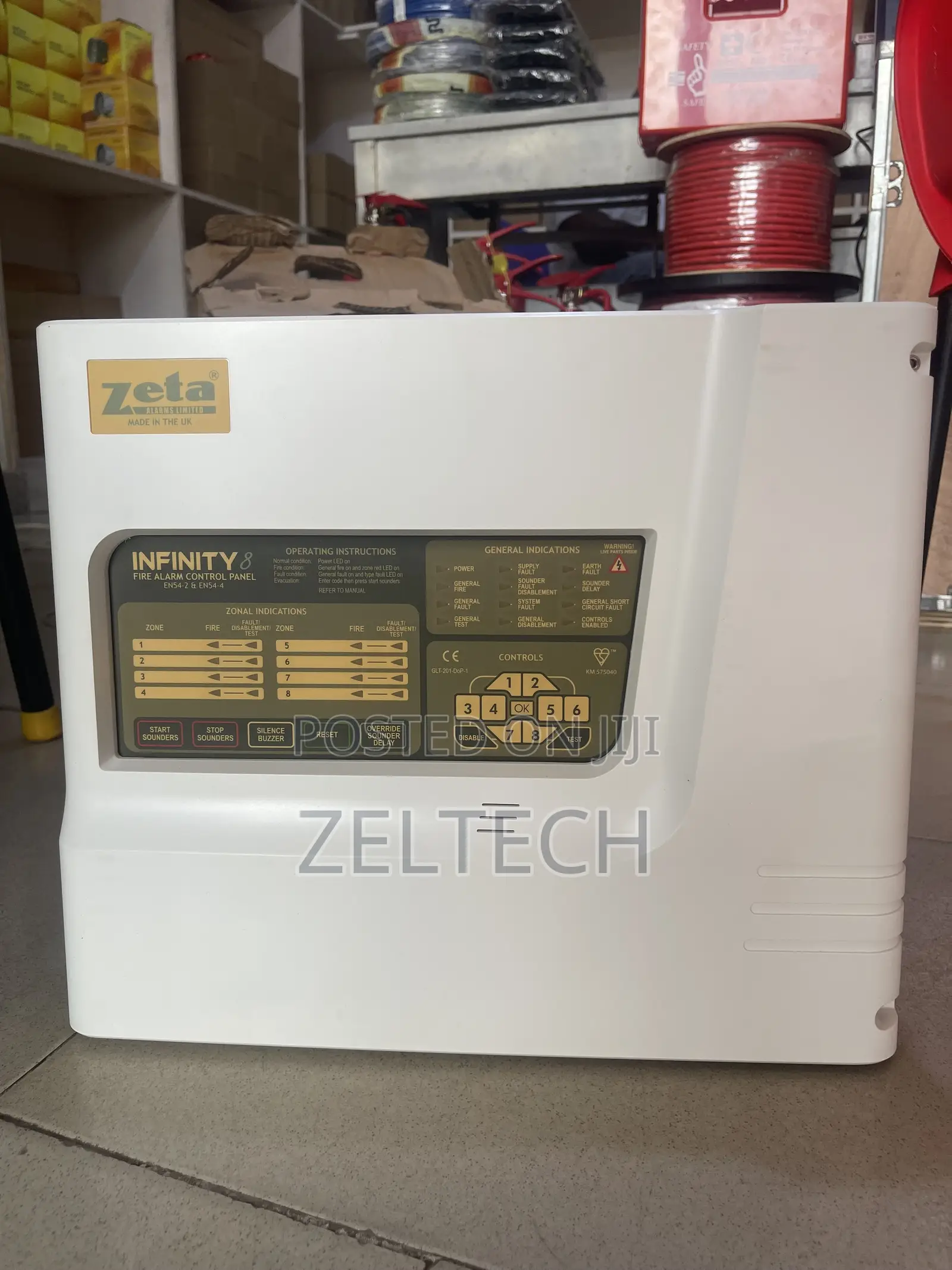 Zeta UK 1 Zone Fire Alarm Panel