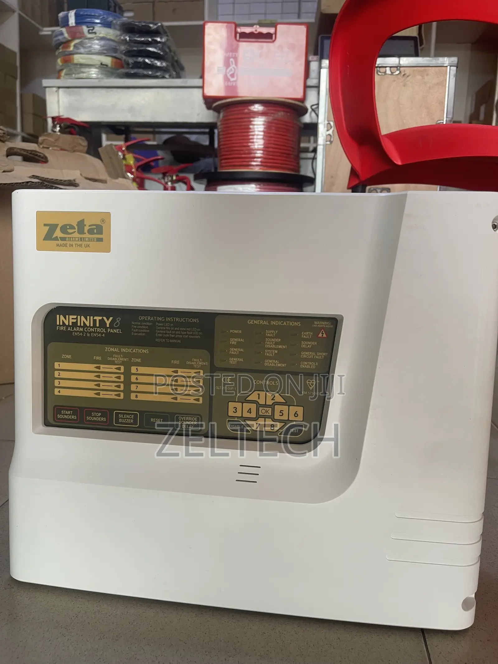 Zeta UK 1 Zone Fire Alarm Panel