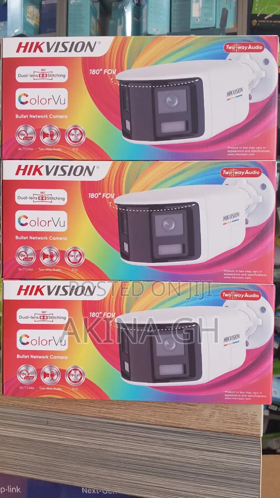 Hikvision 180° Color 2 Way Audio 6MP IP Camera DS-2CD1T67G2HP-LIUF/SRB