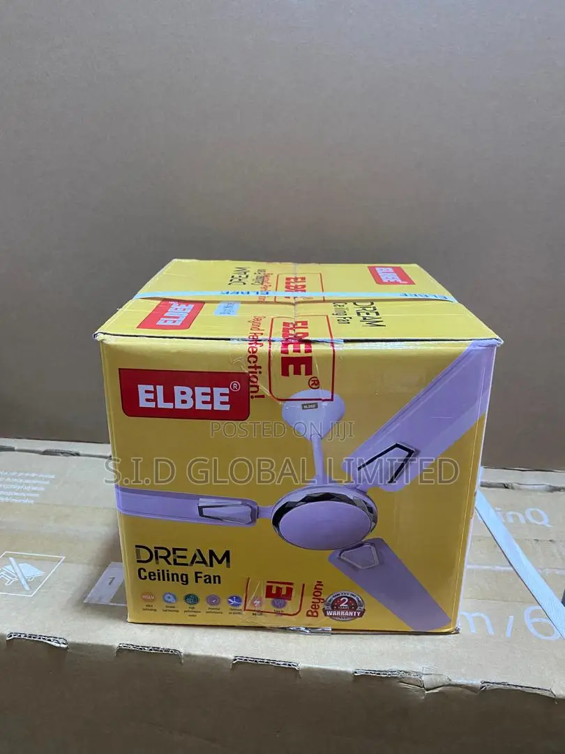 Elbee Dream Ceiling Fan Bright White Original- Strong Wind