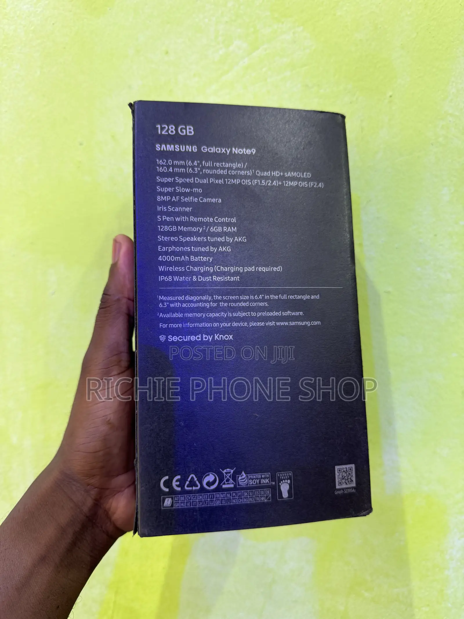 Samsung Galaxy Note 9 128 GB Black
