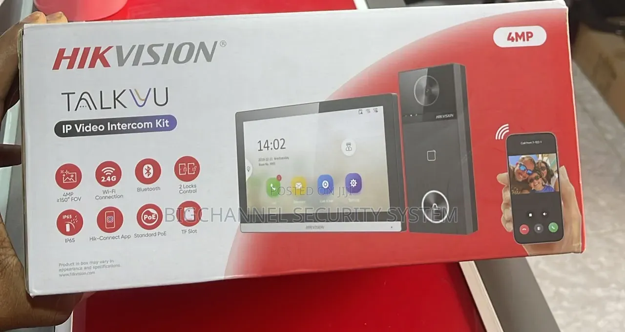 Hikvision Talk Vu Ip Video Intercom Kit