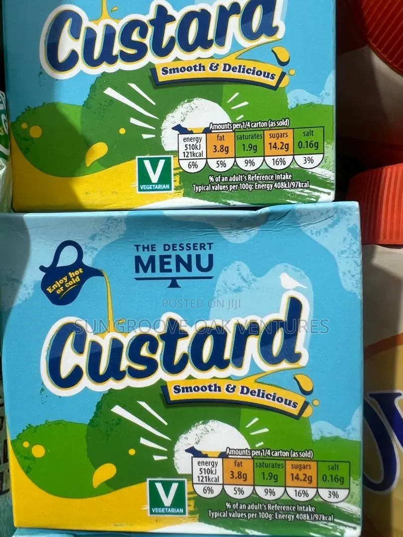 The Dessert Menu Custard