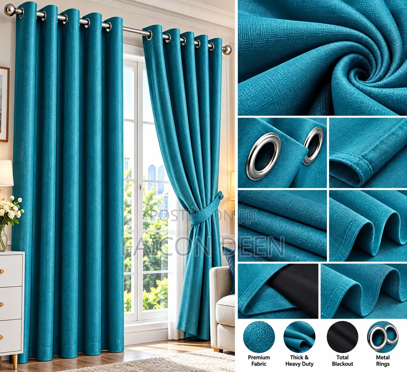 Exceptional Sunblock Blackout Curtains Finish for Homes & Hotels