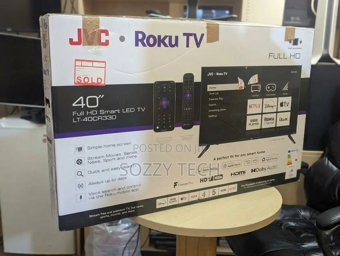 JVC LT-4OMAR305 LT-40MAR305 40-Inch Class Roku Full HD LED Smart