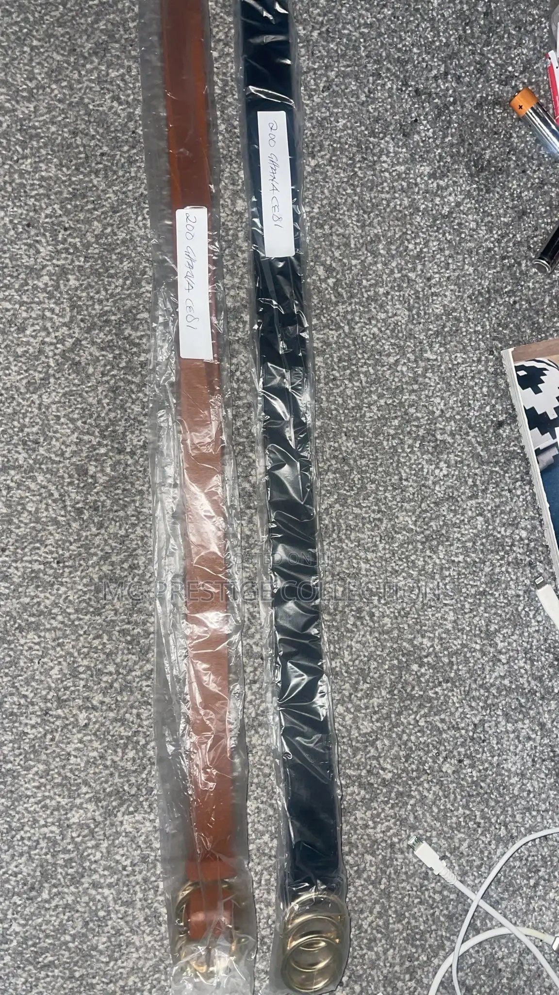 Women's Leather Belts (Black & Brown) + Free Hole Punch