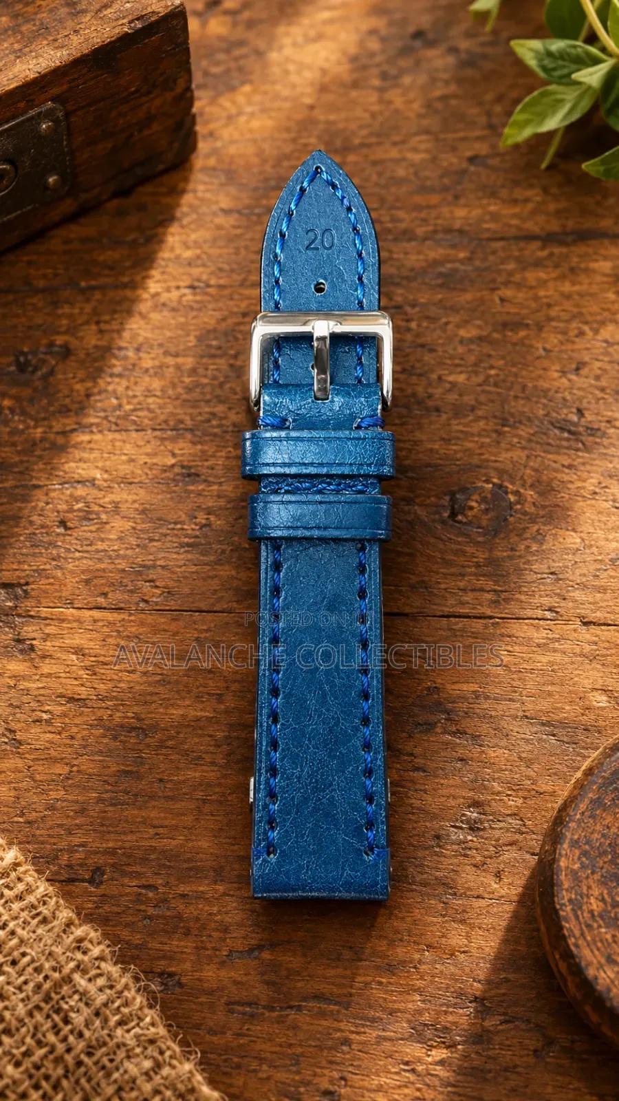 Genuine Full Grain Leather Strap Sizes 20, 22 and 24