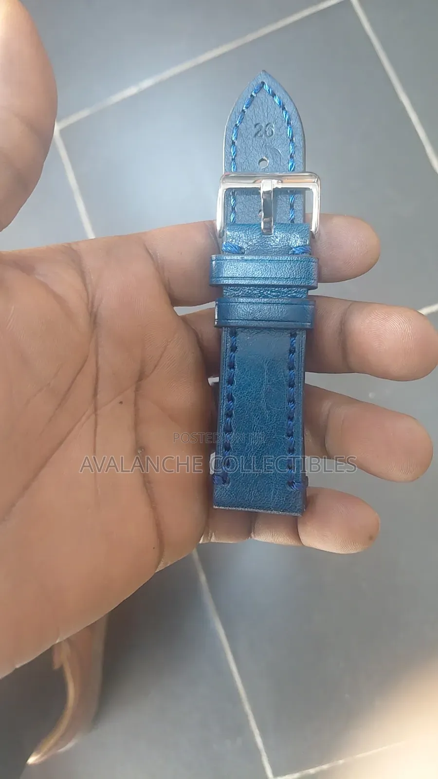 Genuine Full Grain Leather Strap Sizes 20, 22 and 24