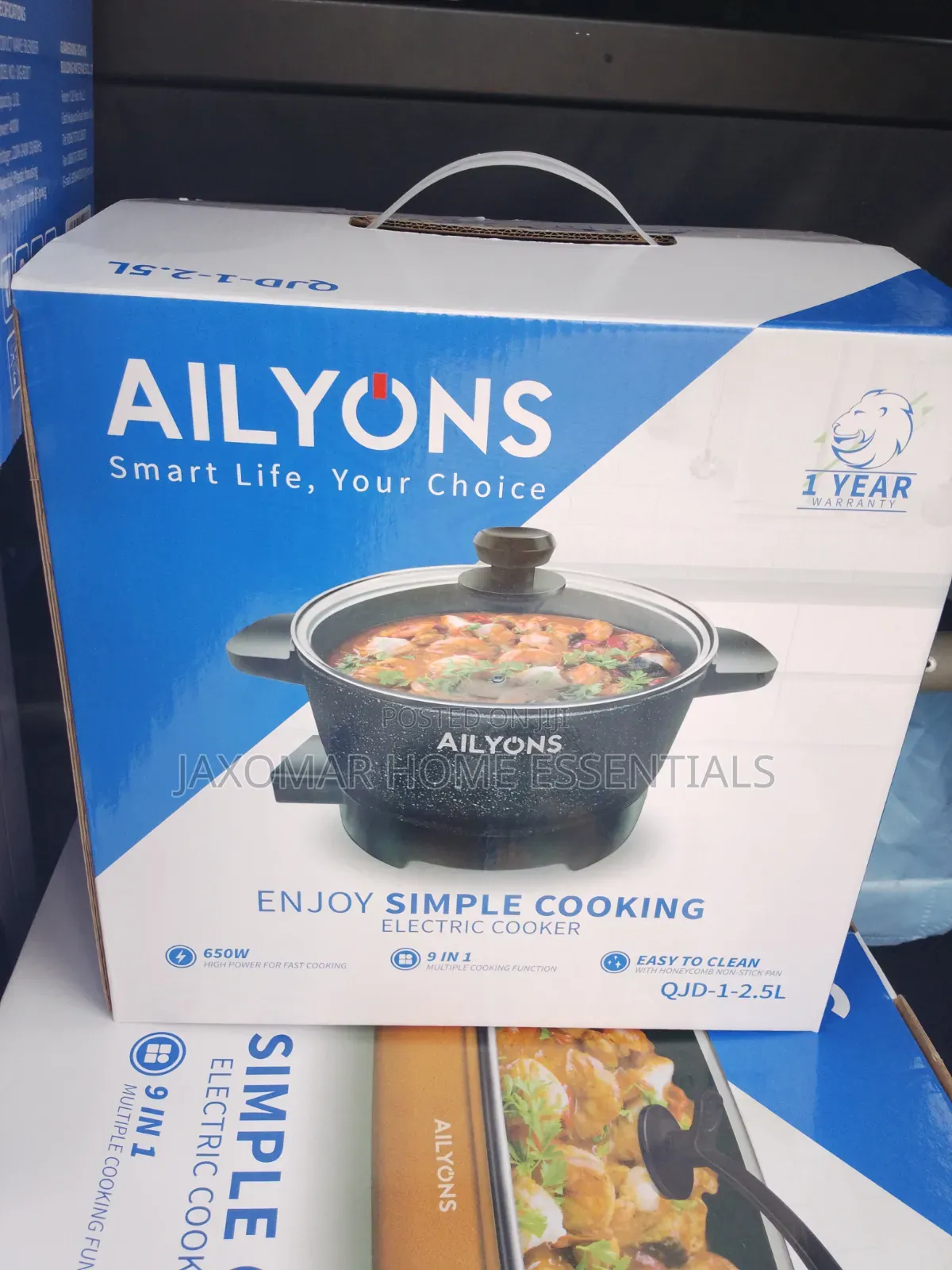 2.5L Ailyons Electric Cooking Pot