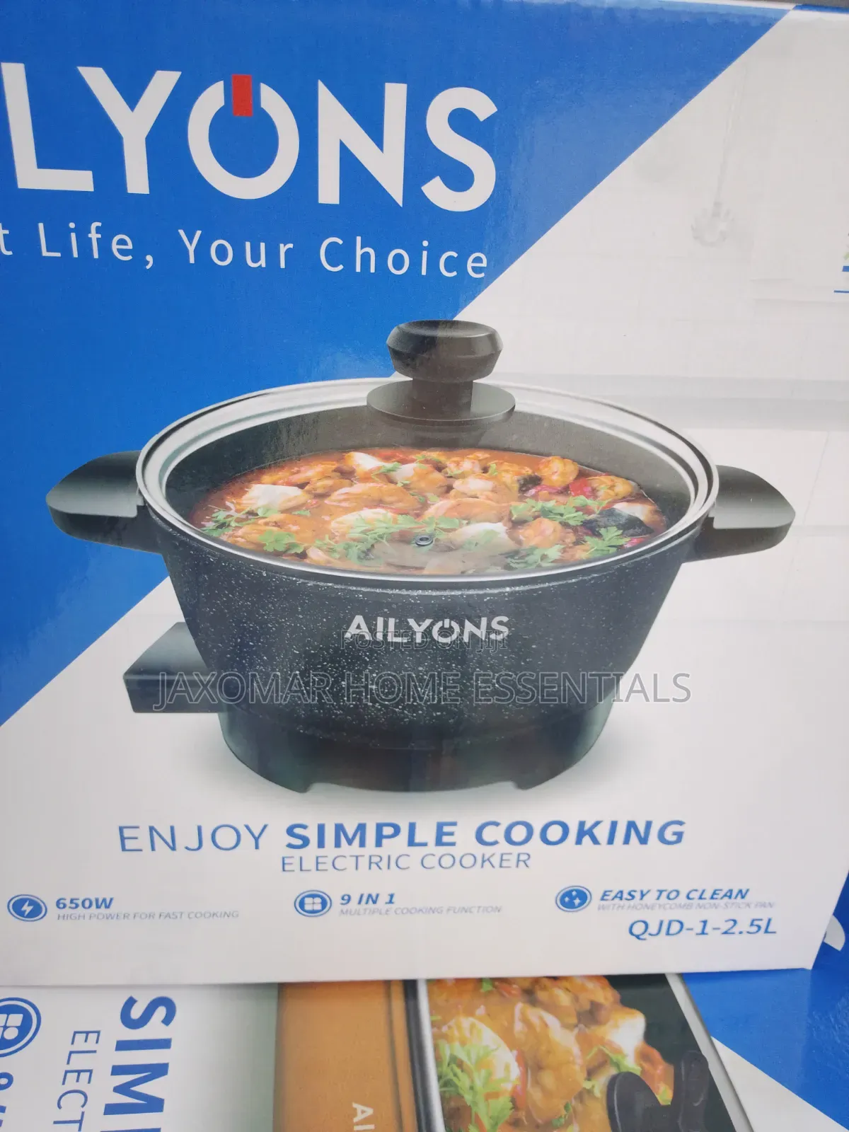 2.5L Ailyons Electric Cooking Pot