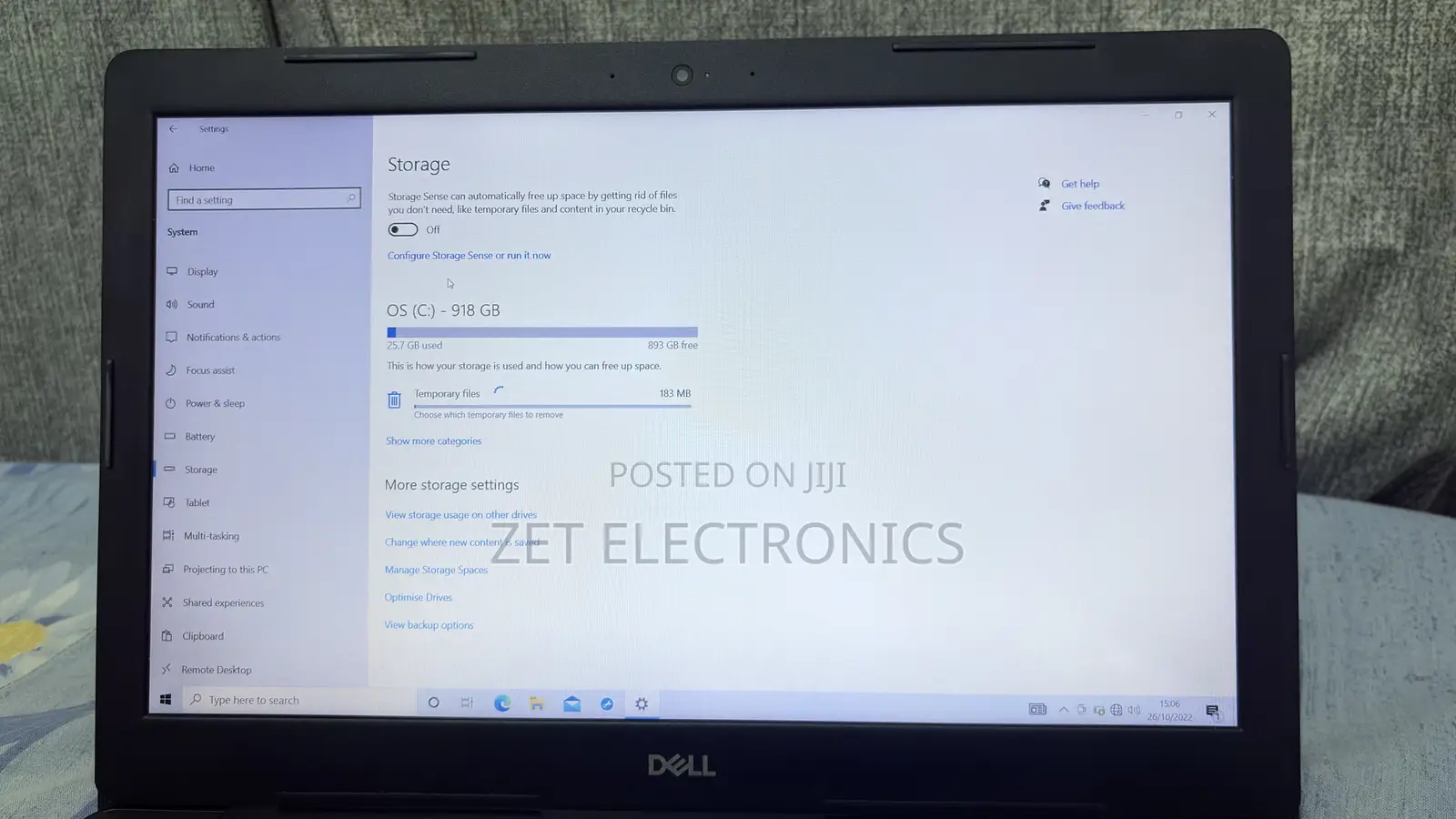 Laptop Dell Inspiron 15 8GB Intel Core i5 HDD 1T