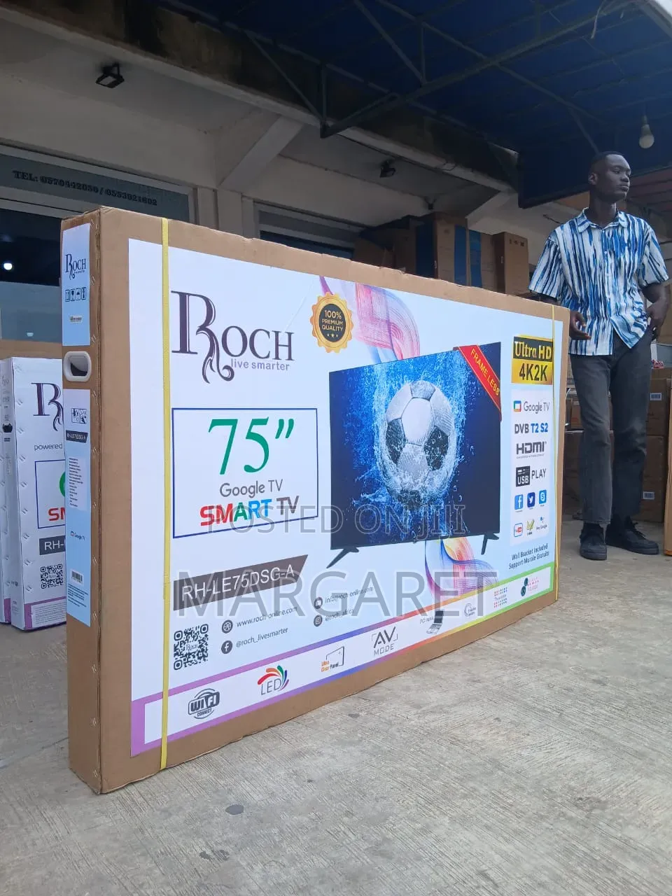 XYZ ROCH 75 Inches Google TV 4k