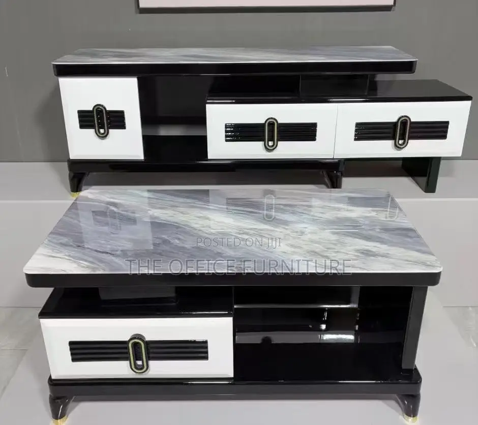 Faux-Marble Living Room Set